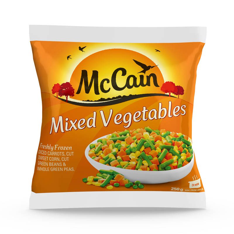mccain mixed vegetables 250g