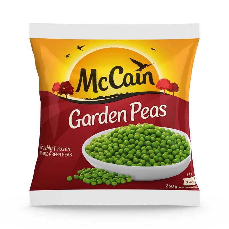 mccain garden peas 250g