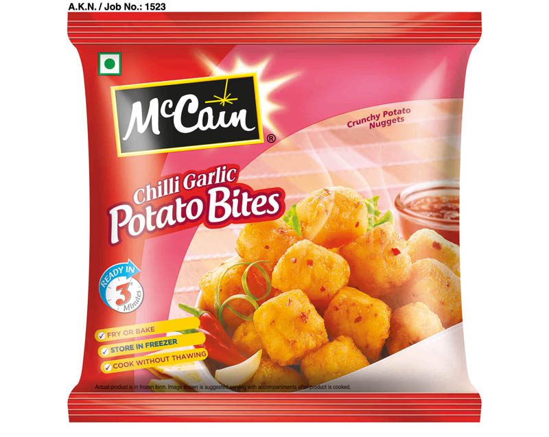 mccain chilli garlic potato bites