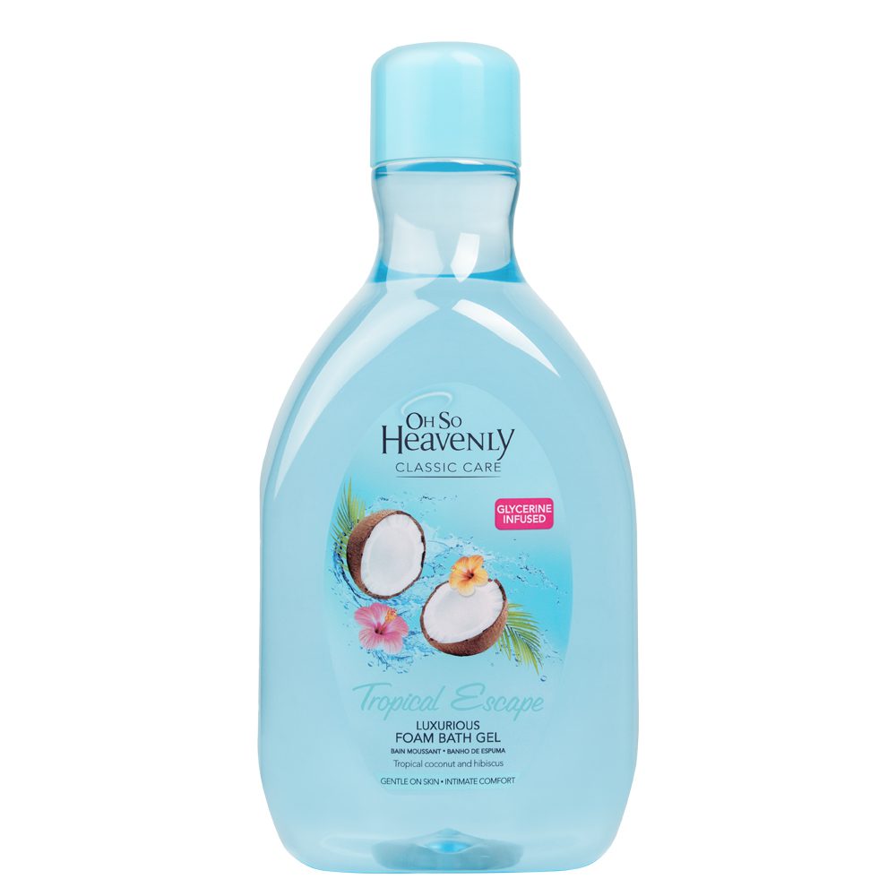 luxury foam bath tropical