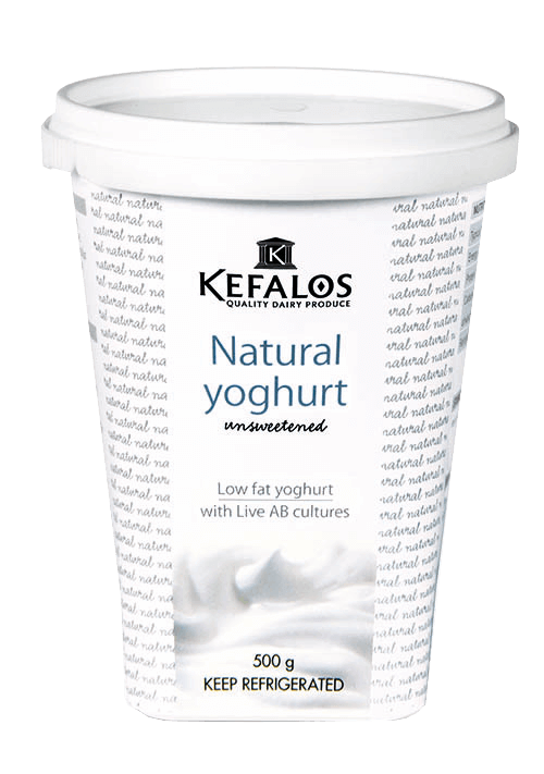 kefalo natural yoghurt container 2