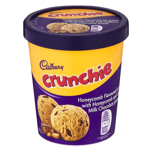 cadbury crunchie icecream