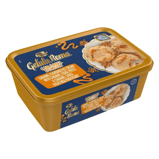 gelata roma caramel delight